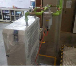Installation air dryer SMC